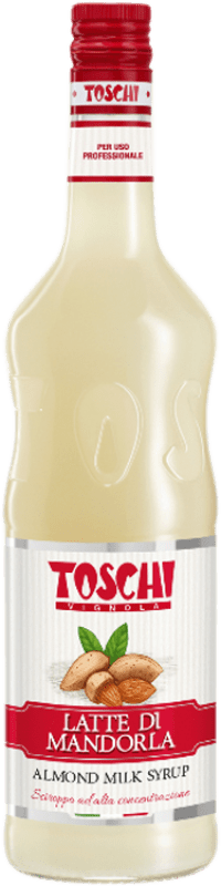 19,95 € Envío gratis | Schnapp Toschi Sirope Leche de Almendras Italia Botella 1 L Sin Alcohol