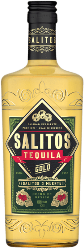 16,95 € Envio grátis | Tequila Salitos Gold Alemanha Garrafa 70 cl