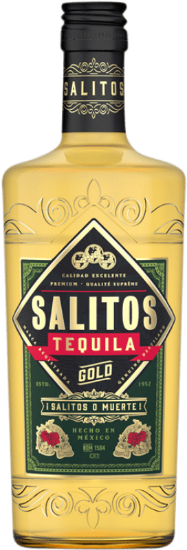 16,95 € 送料無料 | テキーラ Salitos Gold ドイツ ボトル 70 cl