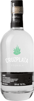 26,95 € Kostenloser Versand | Tequila Cruzplata Blanco Mexiko Flasche 70 cl