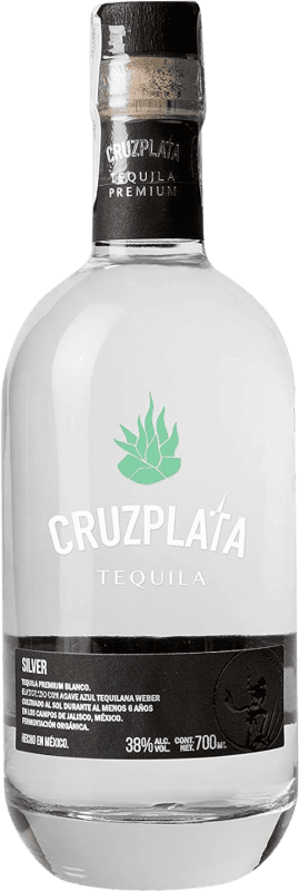 23,95 € Envío gratis | Tequila Cruzplata Blanco México 70 cl