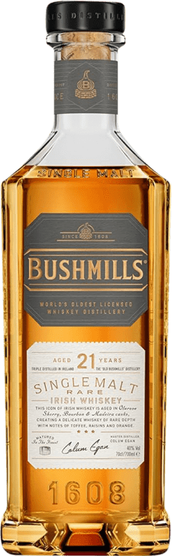 235,95 € Free Shipping | Whisky Single Malt Bushmills Ireland 21 Years Bottle 70 cl