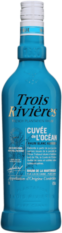 27,95 € 免费送货 | 朗姆酒 Trois Rivieres Blanco 马提尼克 瓶子 70 cl