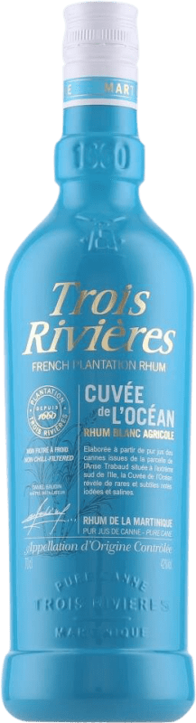 27,95 € Free Shipping | Rum Trois Rivieres Blanco Martinique Bottle 70 cl