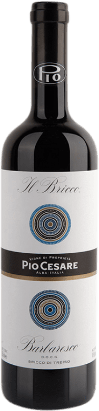 145,95 € Kostenloser Versand | Rotwein Pio Cesare Il Bricco D.O.C.G. Barbaresco Piemont Italien Nebbiolo Flasche 75 cl