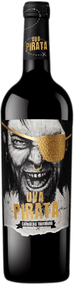 6,95 € Kostenloser Versand | Rotwein Vicente Gandía Uva Pirata D.O. Valencia Valencianische Gemeinschaft Spanien Garnacha — Grenache 75 cl