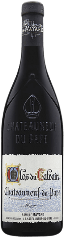 47,95 € Envoi gratuit | Vin rouge Mayard Cuvée Clos du Calvaire A.O.C. Châteauneuf-du-Pape Provence France Syrah, Grenache, Cinsault Bouteille 75 cl