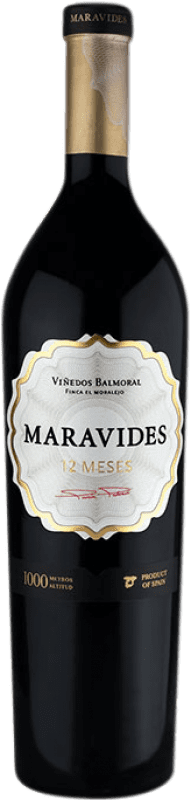 17,95 € Kostenloser Versand | Rotwein Balmoral Maravides 12 Meses I.G.P. Vino de la Tierra de Castilla Kastilien-La Mancha Spanien Tempranillo, Merlot, Syrah, Cabernet Sauvignon 75 cl