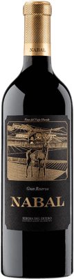 53,95 € Бесплатная доставка | Красное вино Nabal Гранд Резерв D.O. Ribera del Duero Кастилия-Леон Испания Tempranillo, Merlot, Albillo бутылка 75 cl