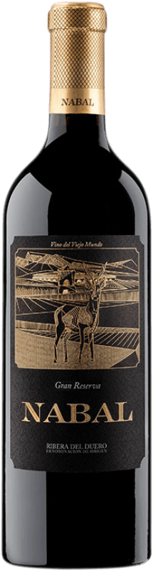 55,95 € Envío gratis | Vino tinto Nabal Gran Reserva D.O. Ribera del Duero Castilla y León España Tempranillo, Merlot, Albillo Botella 75 cl