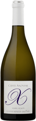 58,95 € Бесплатная доставка | Белое вино Xavier Vignon Cuvée Anonyme Blanc A.O.C. Châteauneuf-du-Pape Прованс Франция Grenache White, Roussanne, Clairette Blanche бутылка 75 cl