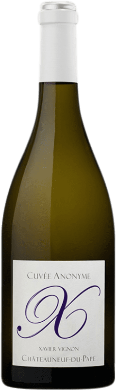 39,95 € Бесплатная доставка | Белое вино Xavier Vignon Cuvée Anonyme Blanc A.O.C. Châteauneuf-du-Pape Прованс Франция Grenache White, Roussanne, Clairette Blanche бутылка 75 cl