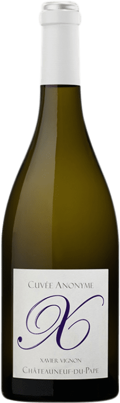54,95 € 送料無料 | 白ワイン Xavier Vignon Anonyme Cuvée A.O.C. Châteauneuf-du-Pape プロヴァンス フランス Garnacha — グルナッシュ, Roussanne — ルーサンヌ, Clairette — クレレット Eco — エコ ビオ オーガニック ボトル 75 cl