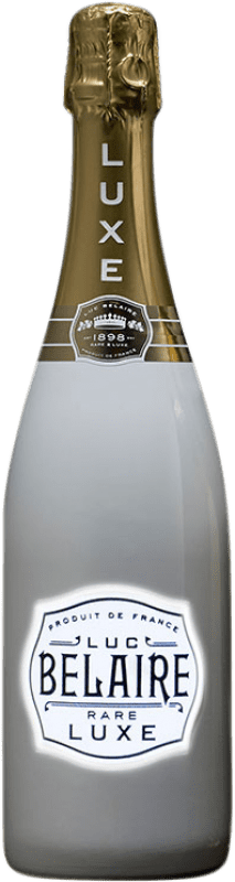 36,95 € Envio grátis | Espumante branco Luc Belaire Rare Fantôme Luxe França Chardonnay Garrafa 75 cl