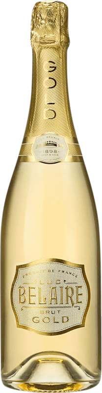 36,95 € Бесплатная доставка | Белое игристое вино Luc Belaire Fantôme Brut — брют Gold — Золотая версия A.O.C. Bourgogne Бургундия Франция Pinot Noir — Пино Нуар, Chardonnay — Шардоне Бутылка 75 cl