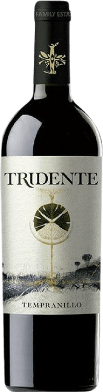 18,95 € Envío gratis | Vino tinto Tritón Tridente I.G.P. Vino de la Tierra de Castilla y León Castilla y León España Tempranillo Botella 75 cl