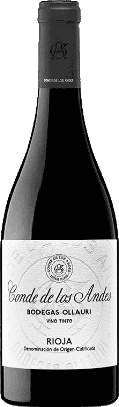39,95 € 免费送货 | 红酒 Muriel Conde de los Andes D.O.Ca. Rioja 拉里奥哈 西班牙 Tempranillo 瓶子 75 cl