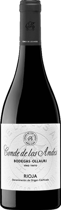 31,95 € Envio grátis | Vinho Tinto Muriel Conde de los Andes D.O.Ca. Rioja La Rioja Espanha Tempranillo 75 cl