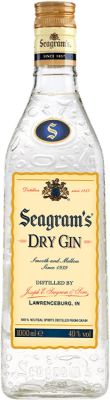 31,95 € Envío gratis | Ginebra Seagram's Dry Gin Estados Unidos Botella 1 L