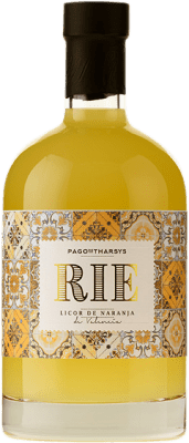 28,95 € Envio grátis | Licores Pago de Tharsys Ríe Licor de Naranja Valenciana Ecológica Comunidade Valenciana Espanha Garrafa Medium 50 cl