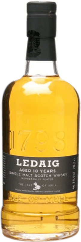 63,95 € Kostenloser Versand | Whiskey Single Malt Tobermory Ledaig Schottland Großbritannien 10 Jahre Flasche 70 cl