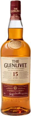 96,95 € Envío gratis | Whisky Single Malt Glenlivet Escocia Reino Unido 15 Años Botella 70 cl