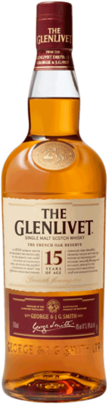 96,95 € Envoi gratuit | Single Malt Whisky Glenlivet Ecosse Royaume-Uni 15 Ans Bouteille 70 cl