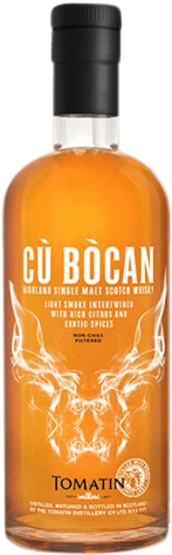 66,95 € 送料無料 | ウイスキーシングルモルト Tomatin Cù Bòcan Standard Edition スコットランド イギリス ボトル 70 cl