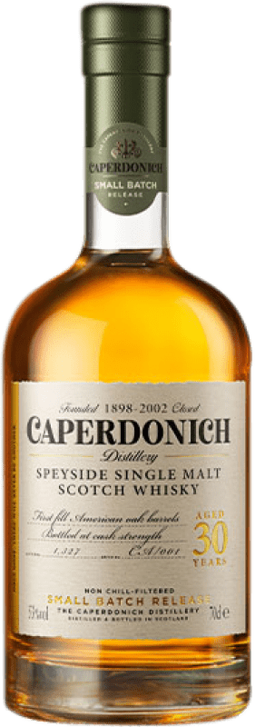 995,95 € Free Shipping | Whisky Single Malt Caperdonich Unpeated Scotland United Kingdom 30 Years Bottle 70 cl