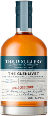 235,95 € Kostenloser Versand | Whiskey Single Malt Glenlivet Single Cask Edition Butt Schottland Großbritannien 23 Jahre Medium Flasche 50 cl