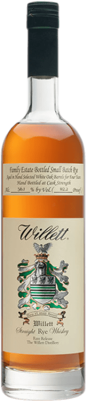 175,95 € Kostenloser Versand | Blended Whisky Willett Rye Vereinigte Staaten 70 cl