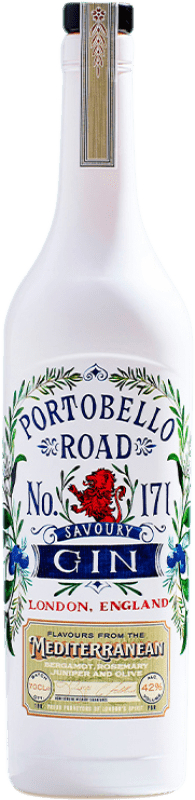 49,95 € Spedizione Gratuita | Gin Portobello Road Gin Savoury Mediterranean Regno Unito Bottiglia 70 cl