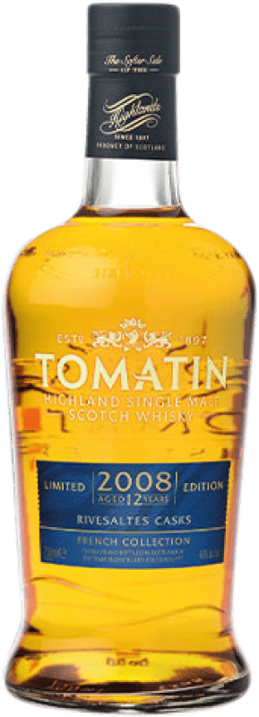 96,95 € Kostenloser Versand | Single Malt Whisky Tomatin Rivesaltes Limitierte Edition Schottland Großbritannien Flasche 70 cl