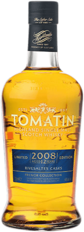 91,95 € Free Shipping | Whisky Single Malt Tomatin Rivesaltes Edition Scotland United Kingdom Bottle 70 cl