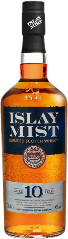 47,95 € Envio grátis | Whisky Blended Islay Mist Escócia Reino Unido 10 Anos Garrafa 70 cl