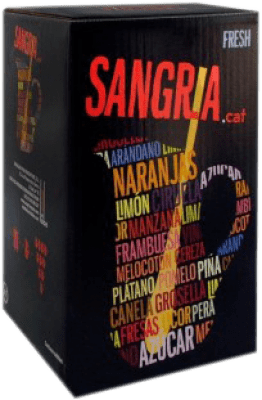 43,95 € 免费送货 | 桑格利亚和葡萄酒柠檬水 WineInTube 西班牙 Tempranillo — 丹魄, Garnacha — 歌海娜 Bag in Box — 盒中袋 10 L