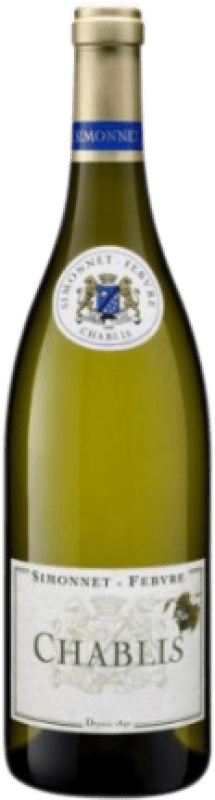 34,95 € Envio grátis | Vinho Branco Simonnet-Febvre A.O.C. Chablis França Chardonnay Bio — Ecológico 75 cl