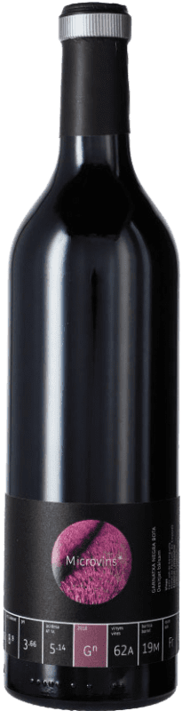 19,95 € Free Shipping | Red Sparkling Wine La Vinyeta Microvins Bota D.O. Empordà Spain Grenache Tintorera Bottle 75 cl