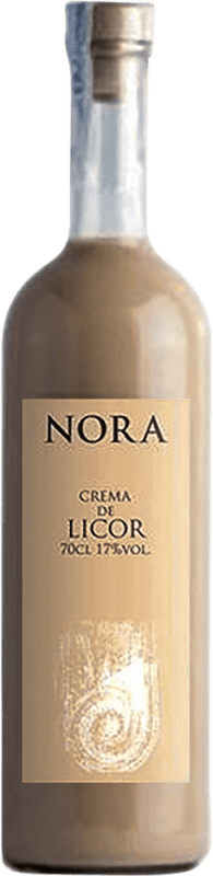 16,95 € Envío gratis | Crema de Licor Viña Nora España Botella 70 cl