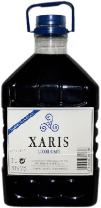 36,95 € Envio grátis | Licores Nor-Iberica de Bebidas Xaris Café Espanha Garrafão 3 L