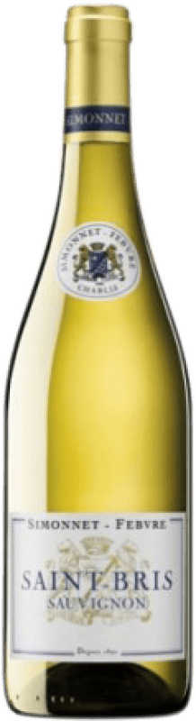 16,95 € Бесплатная доставка | Белое вино Simonnet-Febvre Saint Bris A.O.C. Bourgogne Франция Sauvignon — Совиньон Бутылка 75 cl