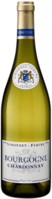 19,95 € 免费送货 | 白酒 Simonnet-Febvre Saint-Bris A.O.C. Bourgogne 法国 Chardonnay 瓶子 75 cl