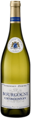 21,95 € Envío gratis | Vino Blanco Simonnet-Febvre Saint Bris A.O.C. Bourgogne Francia Chardonnay 75 cl