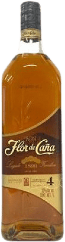 19,95 € Kostenloser Versand | Rum Flor de Caña Nicaragua 4 Jahre Flasche 1 L