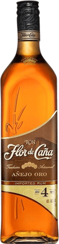 19,95 € Бесплатная доставка | Ром Flor de Caña Никарагуа 4 Лет 1 L