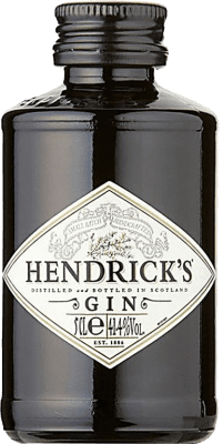 29,95 € Envío gratis | Caja de 6 unidades Ginebra Hendrick's Gin Reino Unido Botellín Miniatura 5 cl
