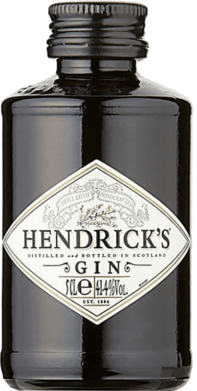 29,95 € Free Shipping | 6 units box Genever Gin Hendrick's United Kingdom Miniature Bottle 5 cl