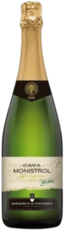 3,95 € 免费送货 | 白起泡酒 Marqués de Monistrol Brut Nature — 天然干型起泡酒 D.O. Cava 西班牙 Macabeo — 马卡贝奥, Xarel·lo — 哈雷洛, Parellada — 帕雷利亚达 Organic — 有机 瓶装 75 cl
