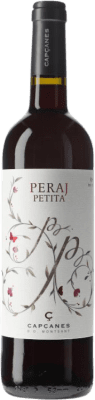 16,95 € 送料無料 | 赤いスパークリングワイン Celler de Capçanes Peraj Petita Kosher D.O. Montsant スペイン Tempranillo, Merlot, Syrah, Grenache Tintorera ボトル 75 cl