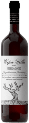 10,95 € Envío gratis | Espumoso tinto Abadia da Cova Cepa Vella D.O. Ribeira Sacra España Mencía Botella 75 cl